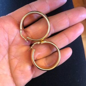 14k gold italy milor earrings